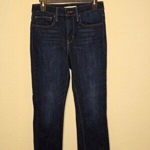 Levi's Women's Slimming Bootcut Dark Indigo Denim Jeans, Size 30"x32"